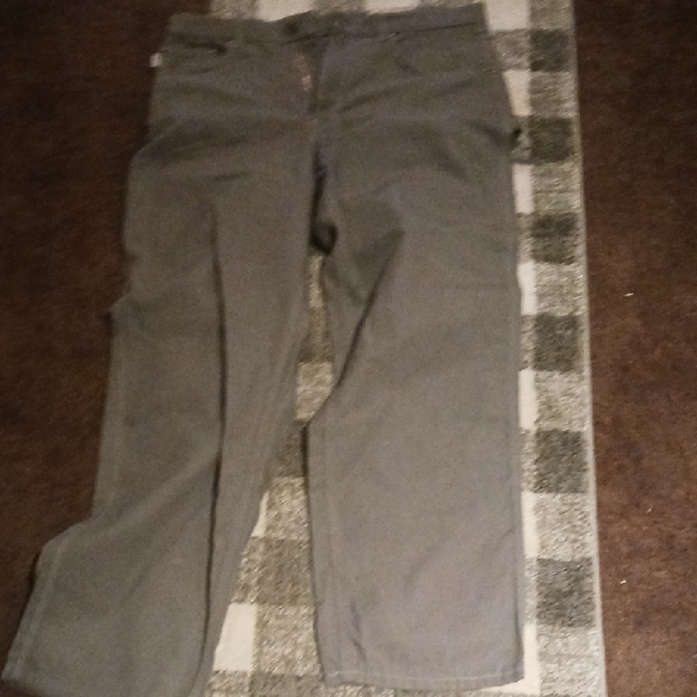 Gray Casual Pants
